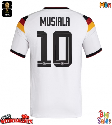 Germany Jamal Musiala #10 Replica Home Stadium Shirt World Cup 2026 Short Sleeve